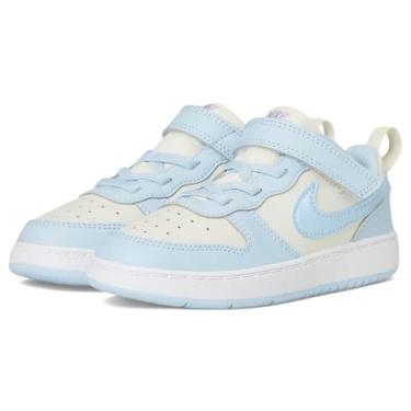Imagem de Nike Recraft para bebês meninos Court Borough Low (infantil), Pérola macia/azul celestine/hortênsias, 4 Toddler