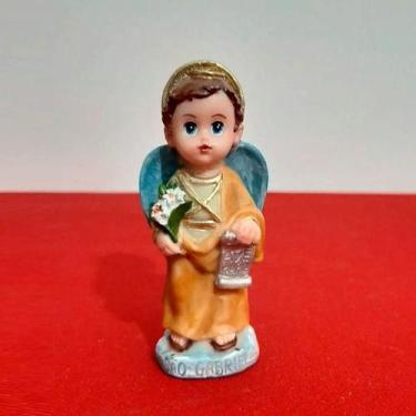 Imagem de Imagem Infantil de São Gabriel Arcanjo de Resina - 7 cm - Soul Turista