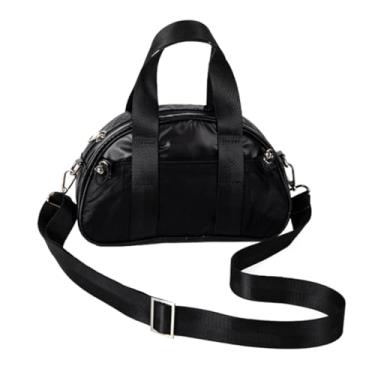 Imagem de NLAIOUSL Bolsa feminina luxuosa de couro PU com alça superior pequena bolsa de ombro transversal para ocasiões casuais e formais