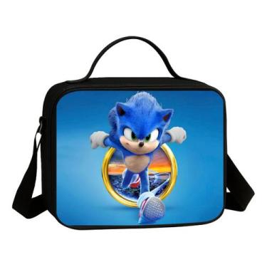 Imagem de Lancheira Termica Escolar Infantil Estampa Menino Game Corrida Soni La