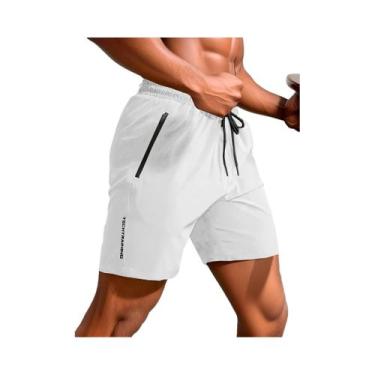 Imagem de Shorts Esportivos Masculinos De Secagem Rápida E Respiráveis Com Cordã