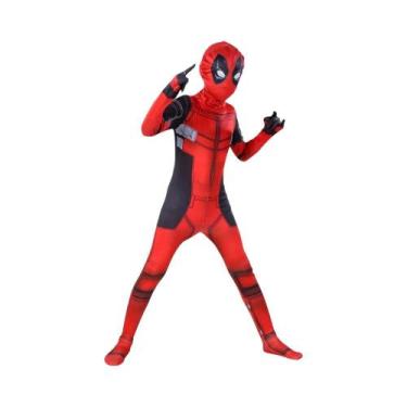 Imagem de Fantasia De Super-Herói Deadpool Para Meninos Com Espada, Personagem D