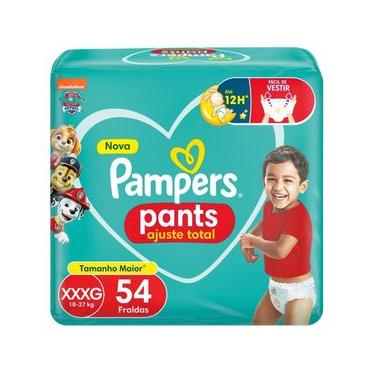 Imagem de Fralda Pampers Pants Ajuste Total XXXG com 54un