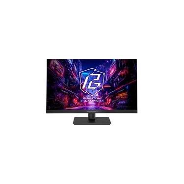 Imagem de Monitor Gamer ASRock Phantom 27", FHD, 180Hz, 1ms, IPS, FreeSync Premium, HDR 400, DisplayPort e HDMI, Preto - PG27FFT1B