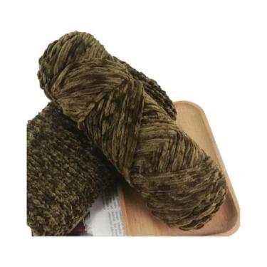Imagem de Fio De Veludo Chenille Macio 95g, Lã Misturada Para Tricô De Cachecol,