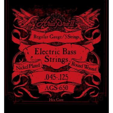 Imagem de Encordoamento Para Baixo Longa Escala .045 Ags650 Aria Pro Ii