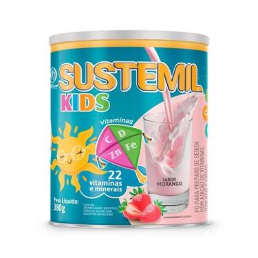 Imagem de Sustemil 380g Kids Suplemento Alimentar Infantil Enriquecido com 22 Vi