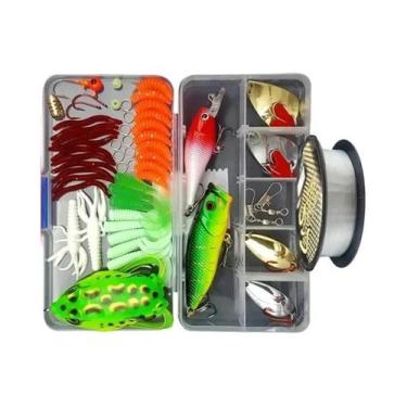 Imagem de Conjunto De Iscas De Pesca Soft Hard Crankbait Minnow Poppers Metal Ji