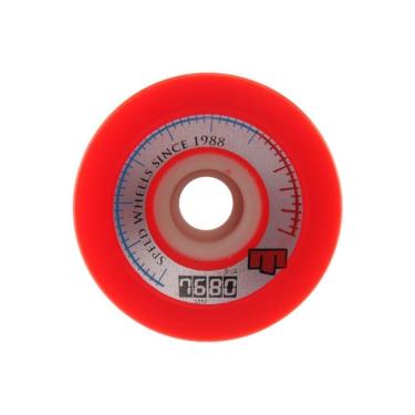 Imagem de RODA MOSKA LONGBOARD 76MM 80A LARANJA-Unissex