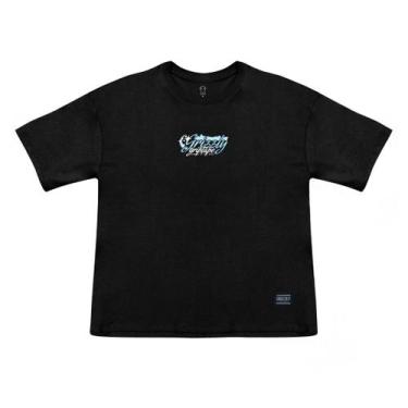 Imagem de Camiseta Grizzly Script Oversized Tee - V26GRC12 -, Black, M