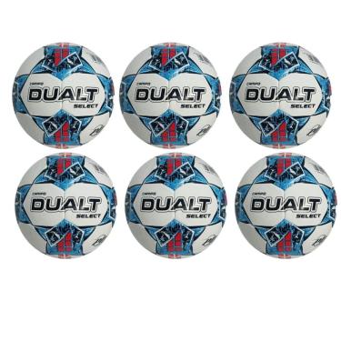 Imagem de Kit 06 Bolas De Futebol Campo Dualt Select Pro Costurada á Mão