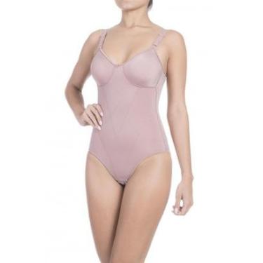 Imagem de Modelador Body Em Cetinete Alta Compressão Sem Bojo - Duloren-Feminino