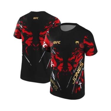 Imagem de Camiseta Masculina De Verão UFC Jones De Secagem Rápida E Respirável, 