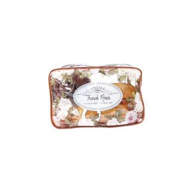 Imagem de Kit para viagem de plástico com 04 peças - QUERO PRESENTEAR, Marrom
