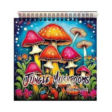 Imagem de Livro De Colorir Para Adultos 30 Folhas 8.3x8.3 Polegadas Papel Grosso