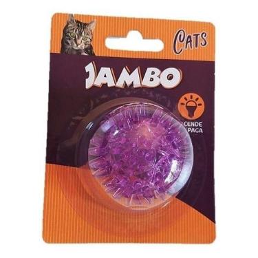Imagem de Brinquedo Bolinha Acende Luz Espinho Mini Cão Pequeno Porte - Jambo, R