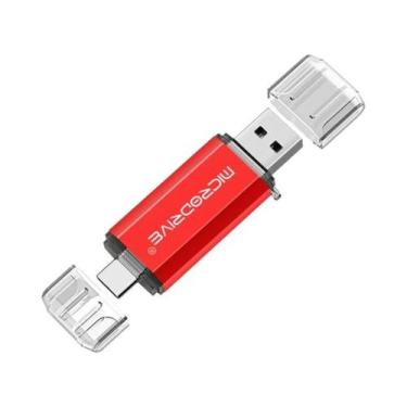Imagem de Pen Drive USB C 128GB 64GB 32GB 16GB 8GB 4GB 2GB 1GB Para Smartphone A