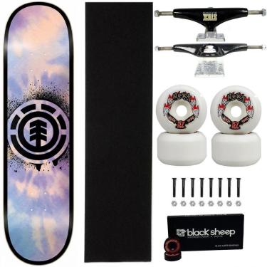 Imagem de Skate Element Montado 8.1 Stick Next Wsc 57mm Black Sheep 15-Masculino