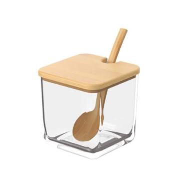 Imagem de Porta Condimentos em Bambu com Colher Coza Brisa Brinox - 40659/3009