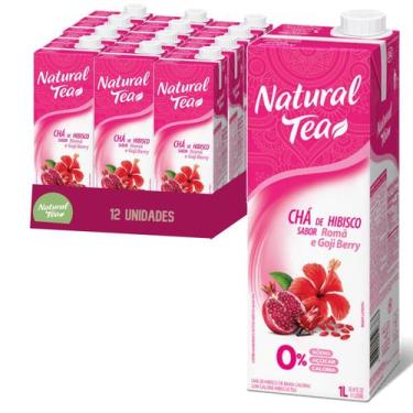 Imagem de Chá de Hibisco, Romã e Goji Berry NATURAL TEA 1L (12 Litros)