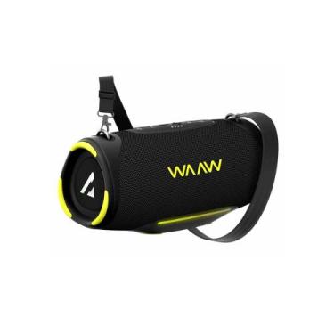 Imagem de Caixa de Som Boombox Waaw Boom 150 Bluetooth 80w Ipx7, PRETO/AMARELO, 