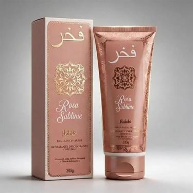 Imagem de Creme Hidratante Corporal Habibi Rose Sublime 200g