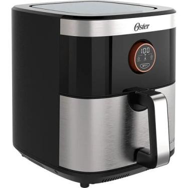 Imagem de Fritadeira Air Fryer Sem Óleo Ofrt660 Preta/inox Oster 4,8l Cor Preto,