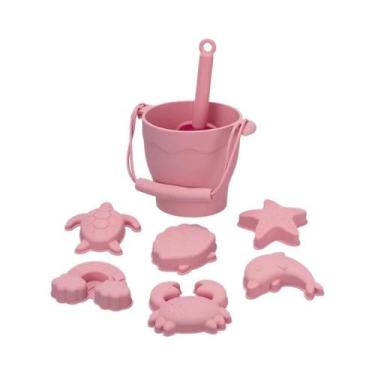 Imagem de Conjunto de Brinquedos de Praia de Silicone Ecológico para Crianças - 