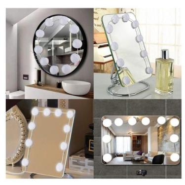 Imagem de Luz De Espelho 10 Lâmpadas Maquiagem Camarim Led Beauty - NoBrand