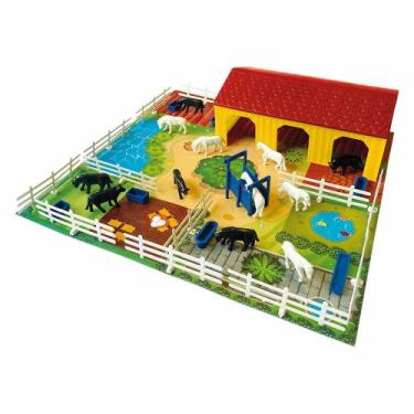 Imagem de Conjunto de Figuras e Cenário - Minha Fazenda - 41 peças - Nig Brinque
