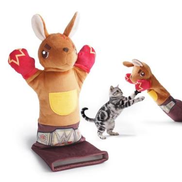 Imagem de Luva de Luta para Gatos PURETOY 56 cm com Bolsos para Erva-do-Gato