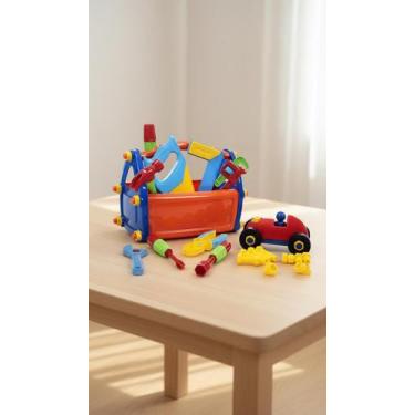 Imagem de Caixa Ferramentas Infantil Didática 21 Peças - Congratulations Store