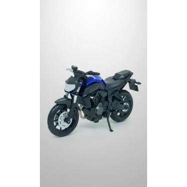 Imagem de Miniatura Moto Esportiva 1:18 Metal Azul - Congratulations Store