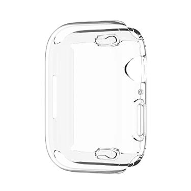 Imagem de Case TPU Capa Proteção Total compatível com Apple Watch 41mm Series 7 - Marca LTIMPORTS (Transparente)