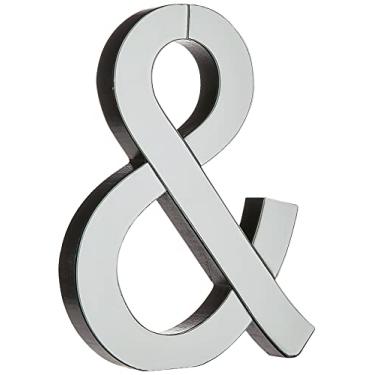 Imagem de Symbol Letras Decor 25cm Mdf/vidro Espelhado Cn Home & Co Único