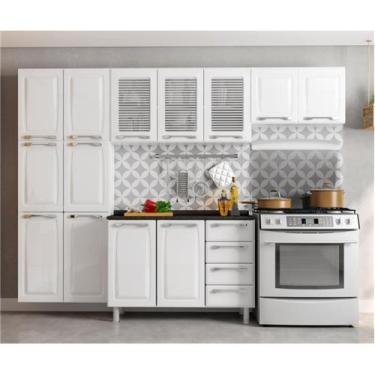 Imagem de Cozinha Completa Itatiaia Diamante com 13 Portas e 4 Gavetas - 245cm de largura