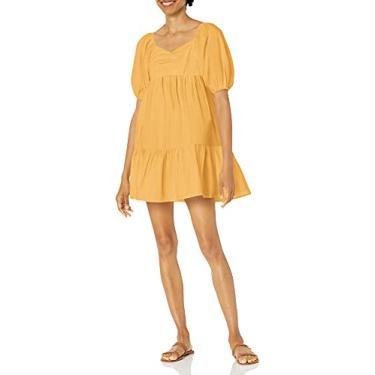 Imagem de Billabong Minivestido feminino Be Mine, Fique dourado, G