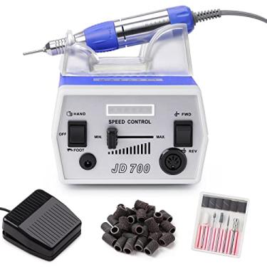 Imagem de Makartt Lixa de unha elétrica JD700 para unhas acrílicas profissional 30000RPM ferramentas de manicure material de unhas acrílico para unhas kit de imersão em pó acrílico gel de unhas B-01