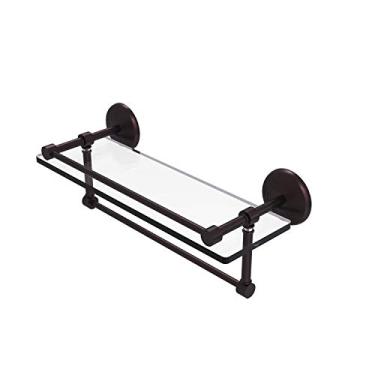 Imagem de Allied Brass MC-1TB/16-GAL-ABZ Mc 1 Tb Galeria Prateleira de vidro para bar, 40 cm, bronze antigo