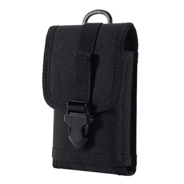 Imagem de Zeato EDC Tactical Militar MOLLE Bolsa de telefone com clipe de cintura com clipe de cinto Nylon Touch Duty para iPhone 11 12 13 14 15 Pro Galaxy S22 S21 S20 FE Note 20 Edge e menos telefone de 6,7