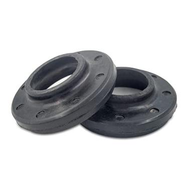 Imagem de Autoacc Isoladores de mola de bobina superiores dianteiros, isoladores de mola de bobina para Cherokee XJ 1984-2001, Grand Cherokee ZJ, 1993-1998 Wrangler TJ 1997-2006 (altura de estoque, par)