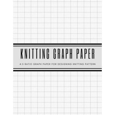 Imagem de Knitting Graph Paper: Knitting Grid Paper Notebook for Designing Crochet Pattern with 120 Pages 8.5" x 11" size & 4:5 Ratio
