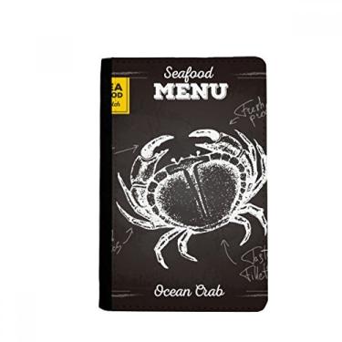 Imagem de Porta-passaporte com estampa de caranguejo de organismo marinho Notecase Burse capa carteira porta-cartões