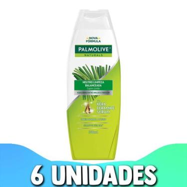 Imagem de Shampoo Palmolive Naturals Neutro Limpeza Balanceada 350ml Kit 6 Unida