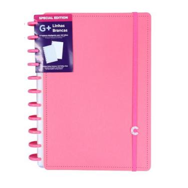 Imagem de Caderno Inteligente G+ 140 Folhas All Pink Linhas Brancas Special Edit