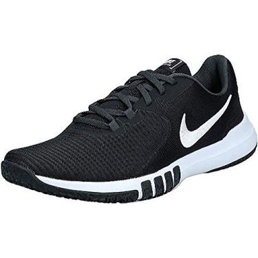 Imagem de Nike Flex Control Tr4 Cross Trainer Tênis masculino, Preto/Solar-vermelho universitário - total laranja pálido marfim, 11.5