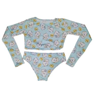 Imagem de Biquini juvenil manga Longa