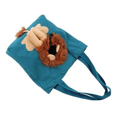 Imagem de Bolsa de Lona para Animais de Estimação, Bolsa de Ombro para Animais de Estimação, Portátil, Fofa, Em Forma de Leão, Multiuso, Confortável, Leve, Segurança para Shopping (Tipo 3)