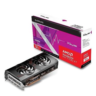 Imagem de Sapphire Placa gráfica para jogos 11335-04-20G Pulse AMD Radeon RX 7700 XT com 12GB GDDR6, AMD RDNA 3