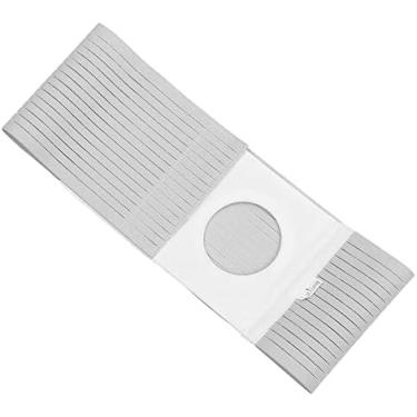 Imagem de Cinto De Suporte Para Ostomia - Faixa De Estoma Unissex Ajustável Para Hérnia Abdominal Para Pacientes Com Colostomia Hérnia Parastomal,Cinza,S,YUYANAIAI